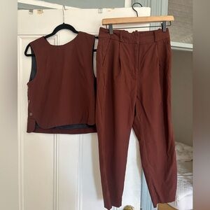 Sleeveless pant set